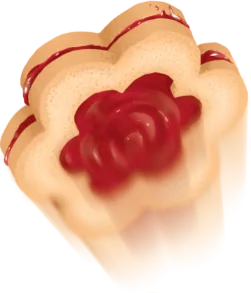 Jam cookie pastry
