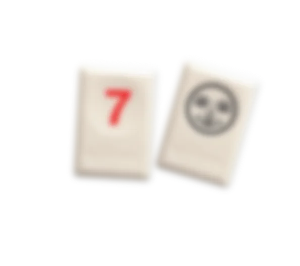 Mahjong tile — season and dot